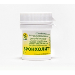 Гранулы гомеопатические «Бронхолит»10гр.