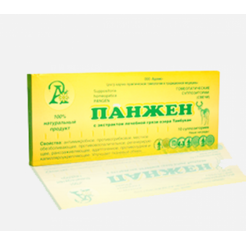 ПАНЖЕН (PANGEN), суппозитории (свечи) с экстрактом лечебной грязи озера Тамбукан№10 (Адонис)